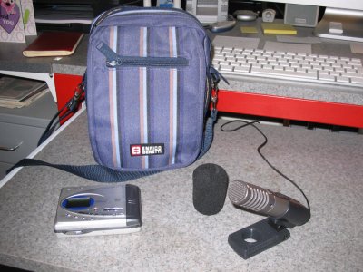 Sharp MD SR70 minidisc + Sony ECM-MS907 mic