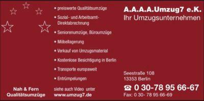 www.Umzug7.de Schöneberg Nach Tempelhof Steglitz Kreuzberg 