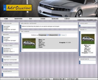 Gratis Websites aangeboden, inclusief eigen Domeinnaam.