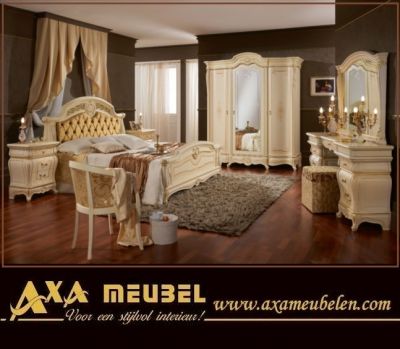 italiaans klassiek hoogglans slaapkamer Meubels AXA Den Haag