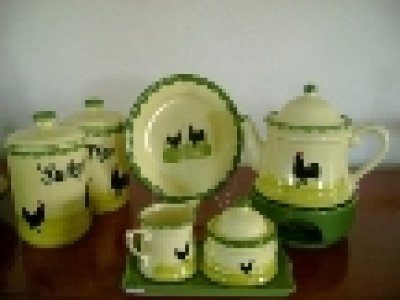 Kip Haan servies
