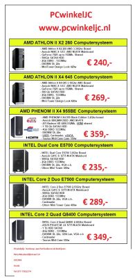 Mooi personal computers voor een goede prijs