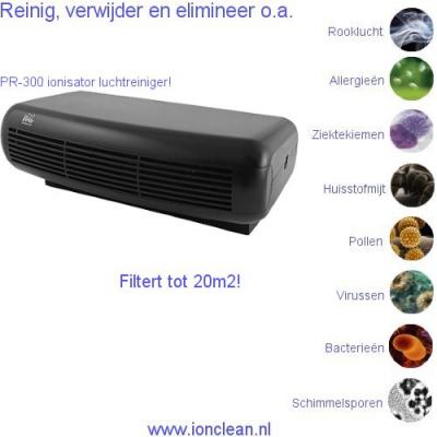 Ionisator luchtreiniger voor op uw slaapkamer PR-300!