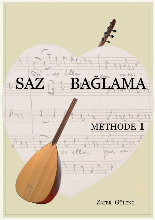 Baglama methode tukse, turkse muziek instrument boek saz methode