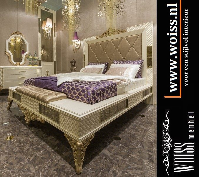 WOISS Meubels Breda Italiaans stijl hoogglans slaapkamer inrichting