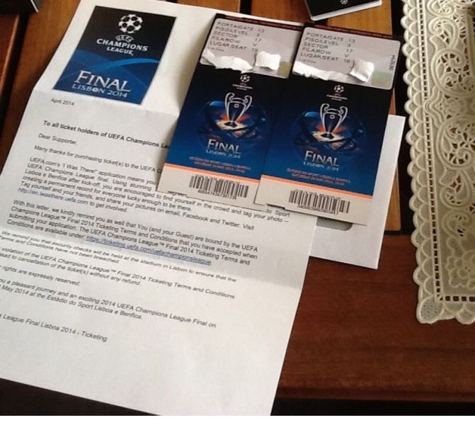 UEFA Champions League Finale 2014 Tickets