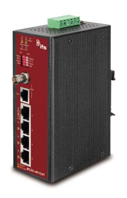 MC251-4P/1CXT 4-Port Fast Ethernet/POE-AF To 1-Port COAX/UTP