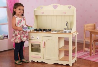 Aanbieding Kidkraft Prairiekeuken, theeset en toaster (3 in 1)