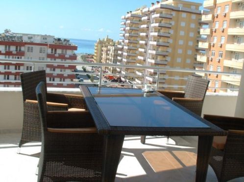 Zeezicht appartement te koop Alanya