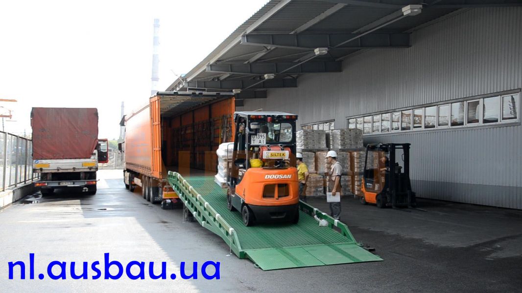 Mobiele laadbruggen Ausbau voor container