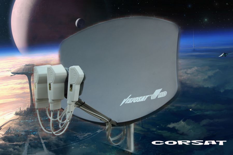 Satellietschotel plaatsen of uitrichten Corsat Albrandswaard