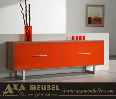 Modern design oranje kleur meubelen den haag breda rotterdam