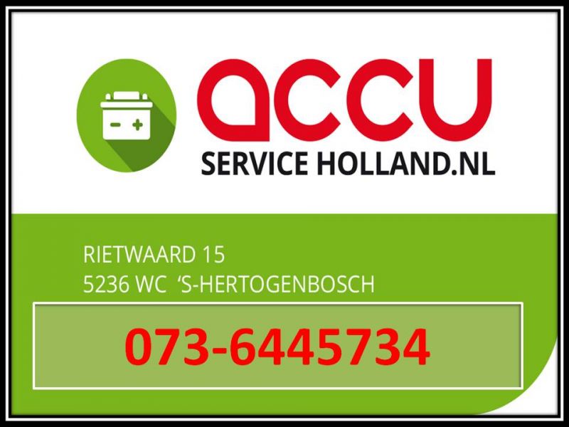 Alle ACCU 's op voorraad Afhalen of Online verzenden