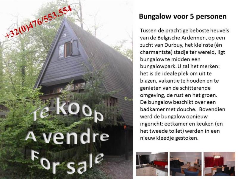 5p bungalow te Durbuy (B)