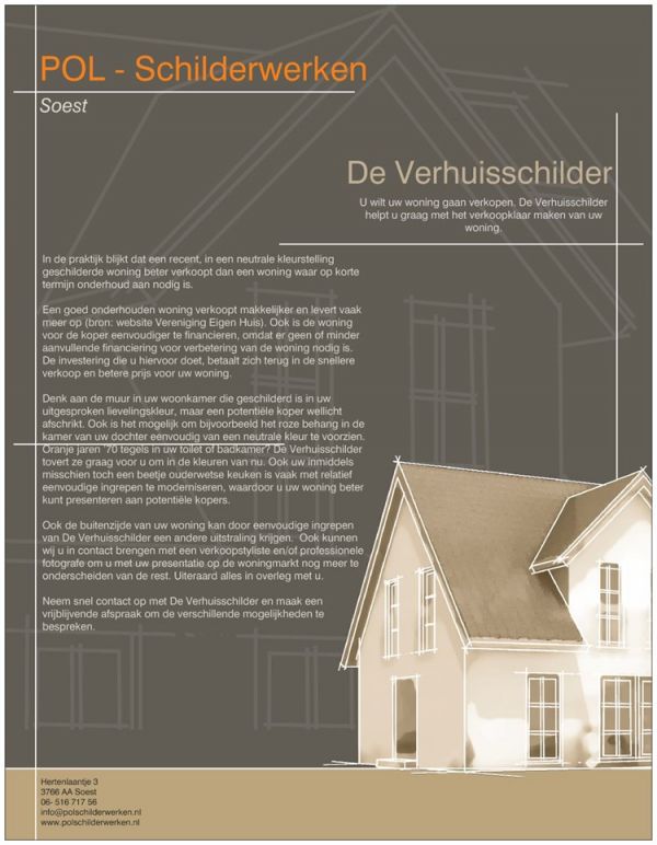 De Verhuisschilder