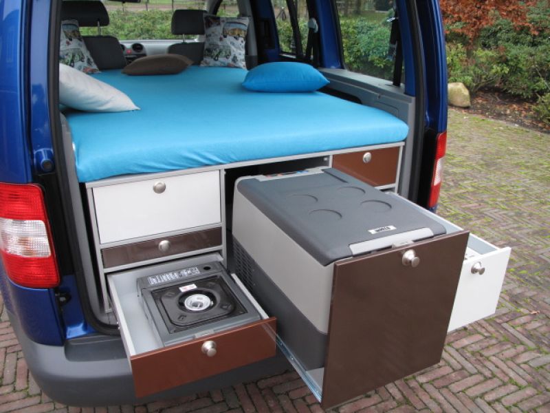 MAC Box, Modulaire Auto Camperbox (keuken & bed modules)