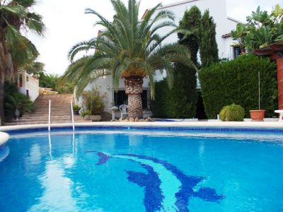 Spanje-Moraira vrijstaande villa met zwembad